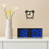 Digital Alarm Clock LED Large Display White Frame 2