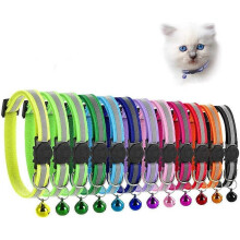 Reflective Collar for Cats, Kittens and Puppies with Reflective Strap and Quick Release Buckle 12 Piece Kit