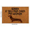 Αστεία πατάκια υποδοχής Crazy Dogs Don't Step On My Wiener Front Door Mat Χαλί εισόδου Εξωτερικό χαλί 4