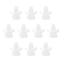 White Nylon Cable Tie Mount Base 50pcs Adhesive Wire Saddle Holder for Cable Management Organizer