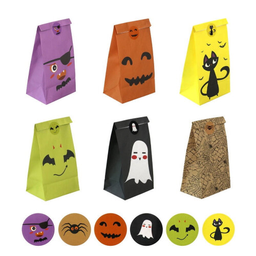 Donemore Halloween-karkkipaperipussit 48 kpl 2