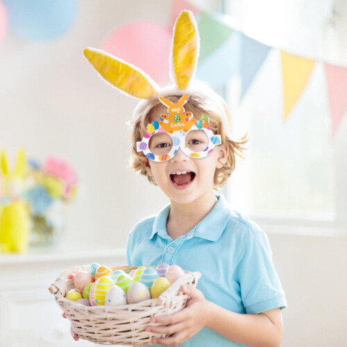 Lunettes lapin pour décorations de Pâques (12 pièces) 1