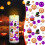 Halloween vasfyllningsdekorationsset med pumpor och pärlor 4