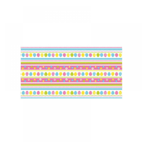 Easter tablecloth rectangle 54x108 inch plastic clover print 1