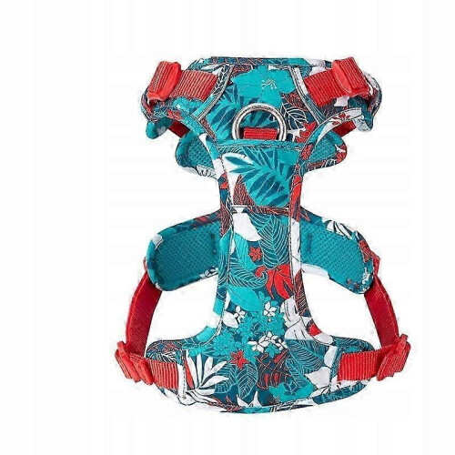 Solid Reflective Harness Front Line Premium Tropical Turquoise Xl 1