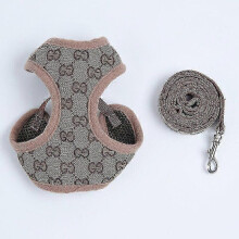 (XL, Khaki) XXXS XXS XS Small Breeds Harness Coat +LEASH Chihuahua Puppy Dog Toy Mini