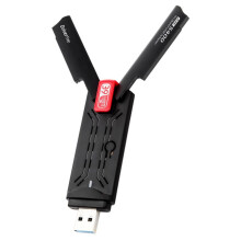 AX5400 WiFi6E Adapter 5400Mhz USB3.0 Adapter 2.4G/5G/6Ghz WiFi Adapter WPA3 802.11AX Wireless Network Card for Win 10/11