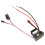 Brushed Motor Speed Controller ESC with Heat Sink Dual Running Mode Electronic Speed Controller High-Frequency Drive System Low Voltage Protection 5