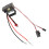 Brushed Motor Speed Controller ESC with Heat Sink Dual Running Mode Electronic Speed Controller High-Frequency Drive System Low Voltage Protection 7