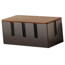 Cable Management Box for Home Office, PetSafe Cord Organizer and Trip Hazard Protection for Desk and Floor