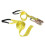 (Yellow) 36FT Slackline Kit with Hook & Ratchet Tensioner nce Training 1