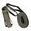(Army Green) 36FT Slackline Kit with Hook & Ratchet Tensioner nce Training 3