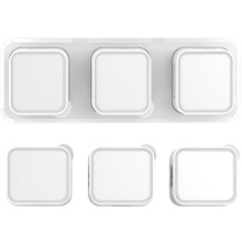 Magnetic Cable Organizer Clips for Desk and Wall, Adhesive Wire Holder with Clean White Finish