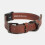 (Medium 38cm-48cm) Bioflow Magnetic Dog Collar Tan Leather 1