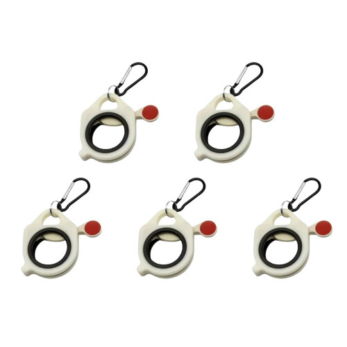 Fluorescent Cable Tie Organizer Set 5 Pack for Electrical Wire Management and Quick Replacement