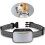 Silver automatic dog barking collar, intelligent detection module, waterproof IP67, effective vibration impact 1