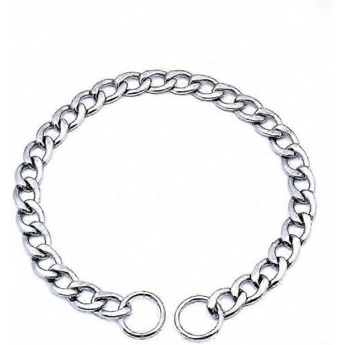 (75cm) Heavy Duty Iron Dog Collar, Adjustable Metal Chain Training Collar for Large Dogs 2