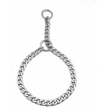 (35cm) Heavy Duty Iron Dog Collar, Adjustable Metal Chain Training Collar for Large Dogs