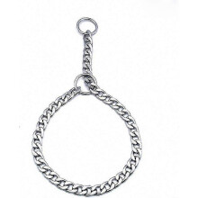 (65cm) Heavy Duty Iron Dog Collar, Adjustable Metal Chain Training Collar for Large Dogs