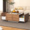 Farmhouse Coffee Table with 2 Storage Drawers 6