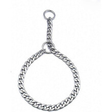 (80cm) Heavy Duty Iron Dog Collar, Adjustable Metal Chain Training Collar for Large Dogs