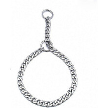 (75cm) Heavy Duty Iron Dog Collar, Adjustable Metal Chain Training Collar for Large Dogs