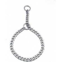 (70cm) Heavy Duty Iron Dog Collar, Adjustable Metal Chain Training Collar for Large Dogs