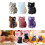 Kristall-Katzen-Figur, sitzende Katzen-Statue aus-Amethyst 4