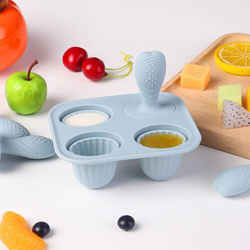 Creative Ices Lollies  Molds With 6 Different Shape-dark green 2