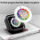 LCD Display Visual Digital Timer Magnetic For Kitchen-Black 6