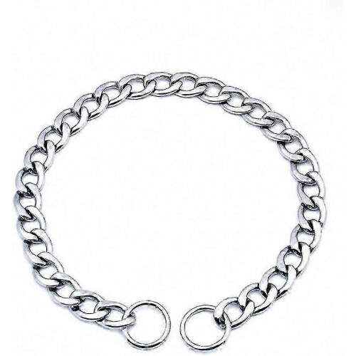 (80cm) Heavy Duty Iron Dog Collar, Adjustable Metal Chain Training Collar for Large Dogs 2