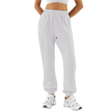 Joggingbroeken Dames Herfstmode Baggy Joggingbroeken Workout Lounge Comfortabele Hooggetailleerde Sportieve Joggingbroeken Lichtgrijs XL