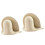 Pack Of 2 Silicone Microwave Oven Mitts Heat Resistant-White 1