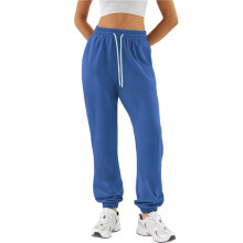 Joggingbroeken Dames Herfstmode Baggy Joggingbroeken Workout Lounge Comfortabele Hooggetailleerde Sportieve Joggingbroeken Blauw Meer XXXL