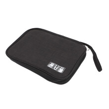 Electronics Organizer Bag Waterproof Travel Cable Storage Case with Shockproof Padded Interior