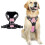 (XL, Pink) Adjustable No-Pull Dog Harness with Soft Padding and Control Handle 1