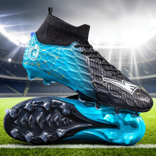 (Black Moon, 11 Big Kid) Stili da competizione transfrontalieri per tappeti erbosi all'aperto, scarpe sportive versatili a punta lunga, antiscivolo e