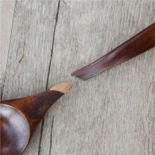 Wooden Spoons for Eating, 18 Pieces Natural Wood Eating Spoon, 7 Inch Eco-Friendly Handmade Teaspoon for Dinner