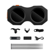 Devil'S Eye Lamp Motorfiets Elektrische Fiets Achterlicht Achteruitkijkspiegel Modificatie APP Controle Oog LED Dynamische Atmosfeer,B