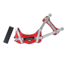 XL Red Adjustable Reflective Do Harness with Leash for Outdoor Walkin - Suitable for Lare Dos