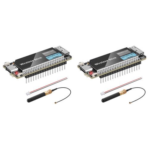 2X ESP32-S3 Wireless Development Board LoRa WIFI  SX1262 LoRaWAN BLE Fast Type-C Connection 433-510Mhz