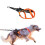 Freemotion Harness 5.0 Dog Pulling Harness Sports for with Dogs, Adjustable, Orange/Black 1