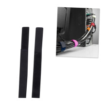 10pcs Adhesive Cable Management Clips and Wire Harness Ties for Home Entertainment, Durable Secure Hold