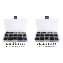 100Pcs Universal RC Screw Kit Hardware Fasteners Set for Axial Redcat HPI Arrma Losi 1/8 1/10 1/12 1/16 RC Cars