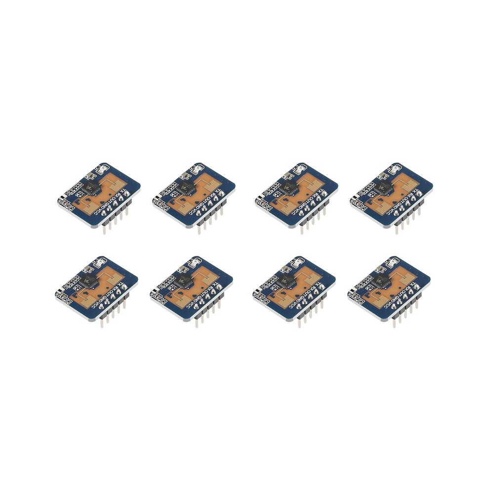 8Pcs Ld2410c Human Presence Sensor Module Hlk-Ld2410 Millimeter Wave Non-Contact 24Ghz Ism Band Serial Port 6031068289681