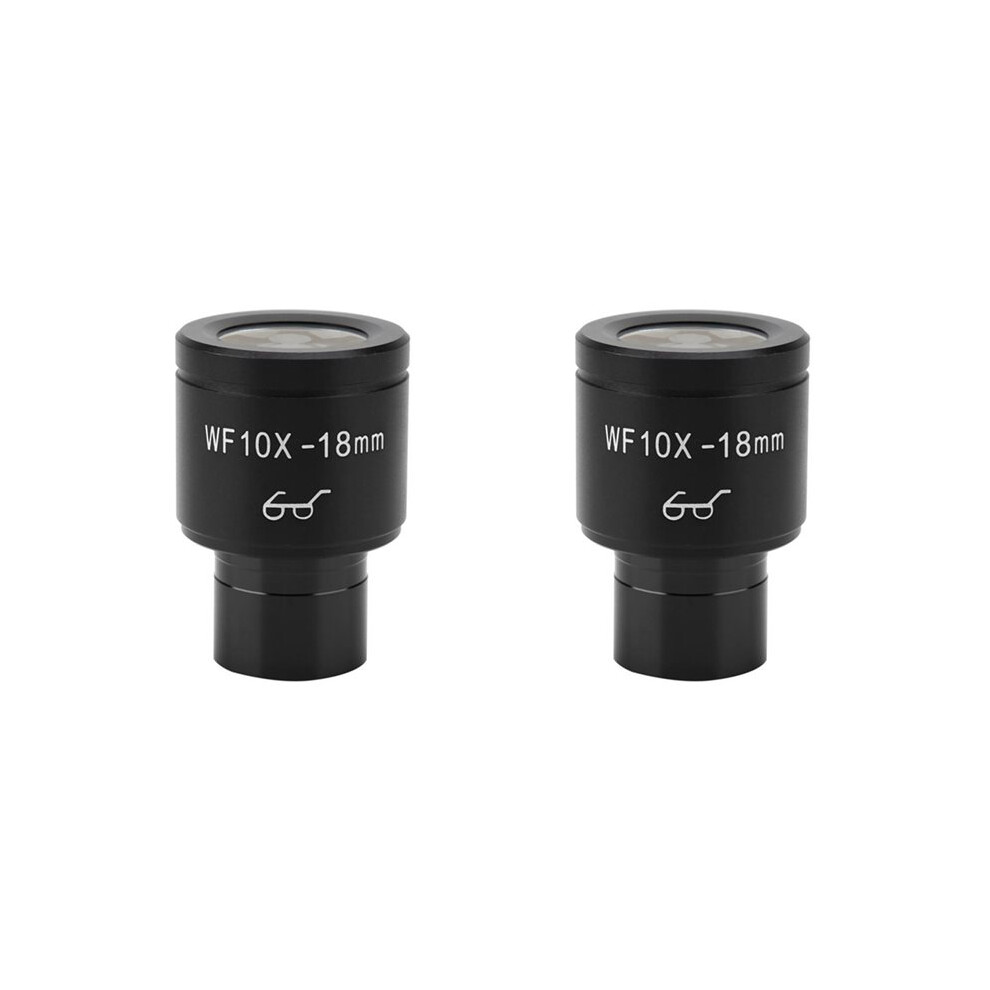 2X Wf10x Wide-Angle Eyepiece 18Mm Field Of View High Eye Point 23.2Mm Interface Biological Microscope Accessories 6032079687862