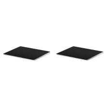 2X Trackpad Wireless 2.4G Wired Touchpad Touch Pad Ricaricabile Trackpad Mouse per Laptop PC Pad Nero