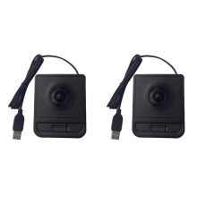 2X Special Mouse Desktop USB Trackball Mouse Inbyggd Industriell Kontroll Själv-Rib-Utrustning för Datorrum
