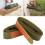 4 Pcs Reusable Green Cable Ties Adjustable Velcro Straps for Easy Outdoor Cable Management 3