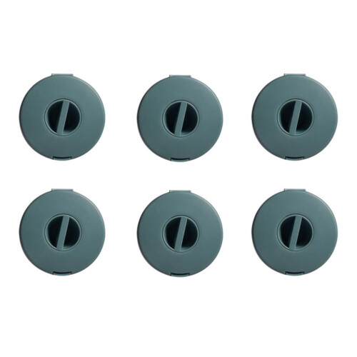 Blue Cable Organizer Set 18 Pcs Compact Cord Winder for Earphone USB Electrical Cords Easy Organization